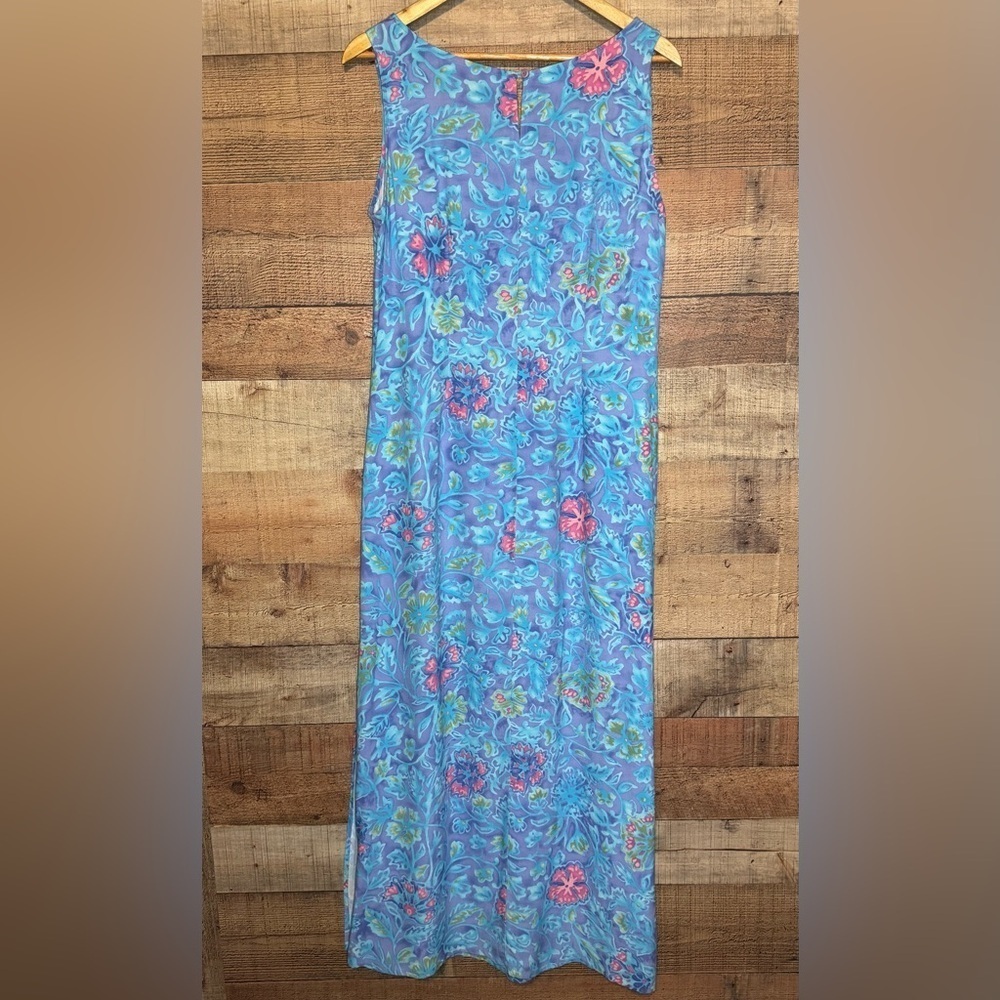 π» Sigrid Olsen Vintage Island Breeze Maxi Dress size 10 Cottagecore Grannycore - Picture 2 of 5